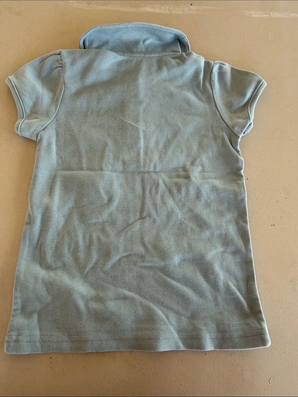 NWT Gymboree Girls Uniform Ruffle Polo